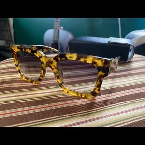 CRAP Eyewear tortoiseshell square sunglasses